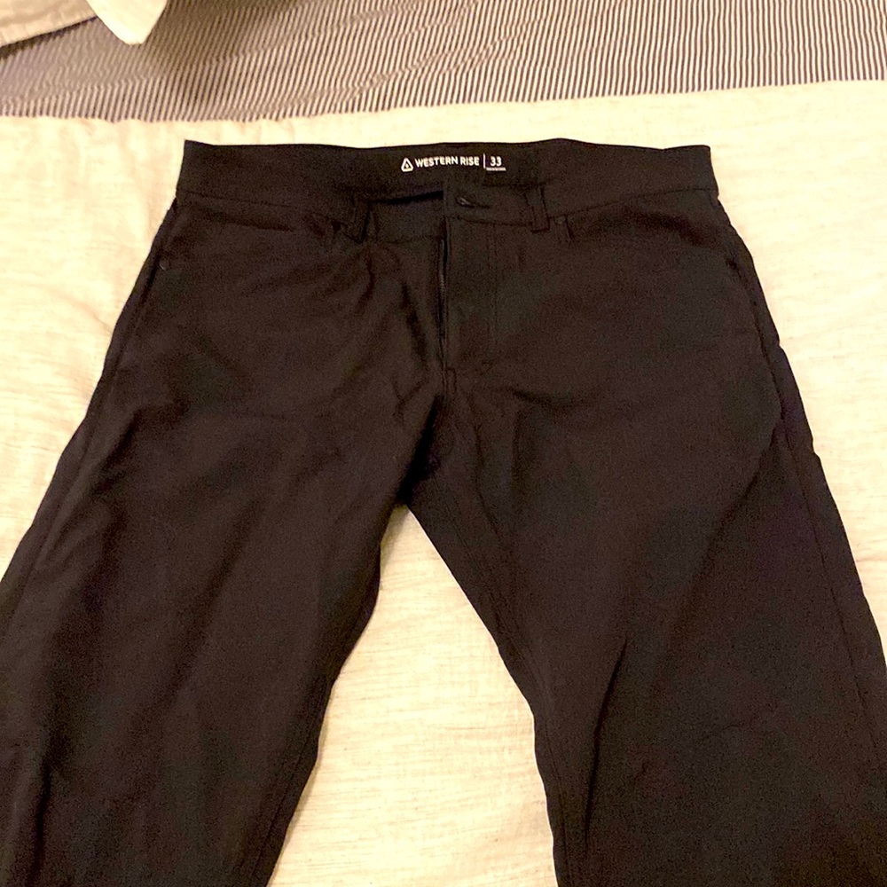 Western Rise - AT Pant - 33/32 - Black